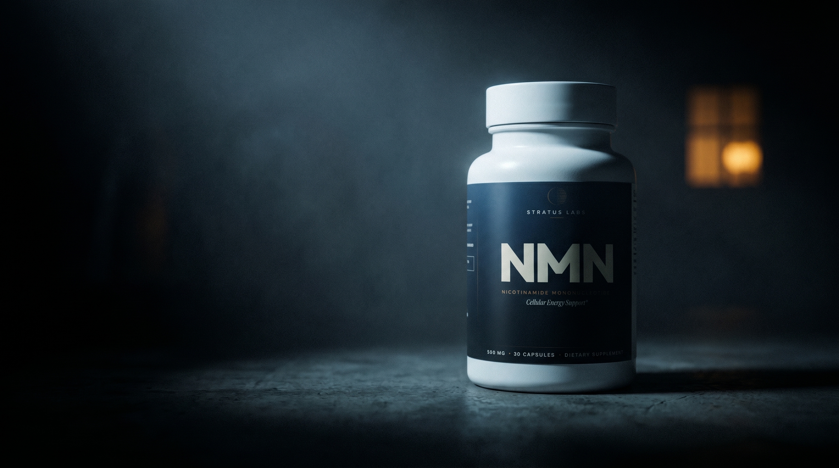 Stratus NMN bottle, front view