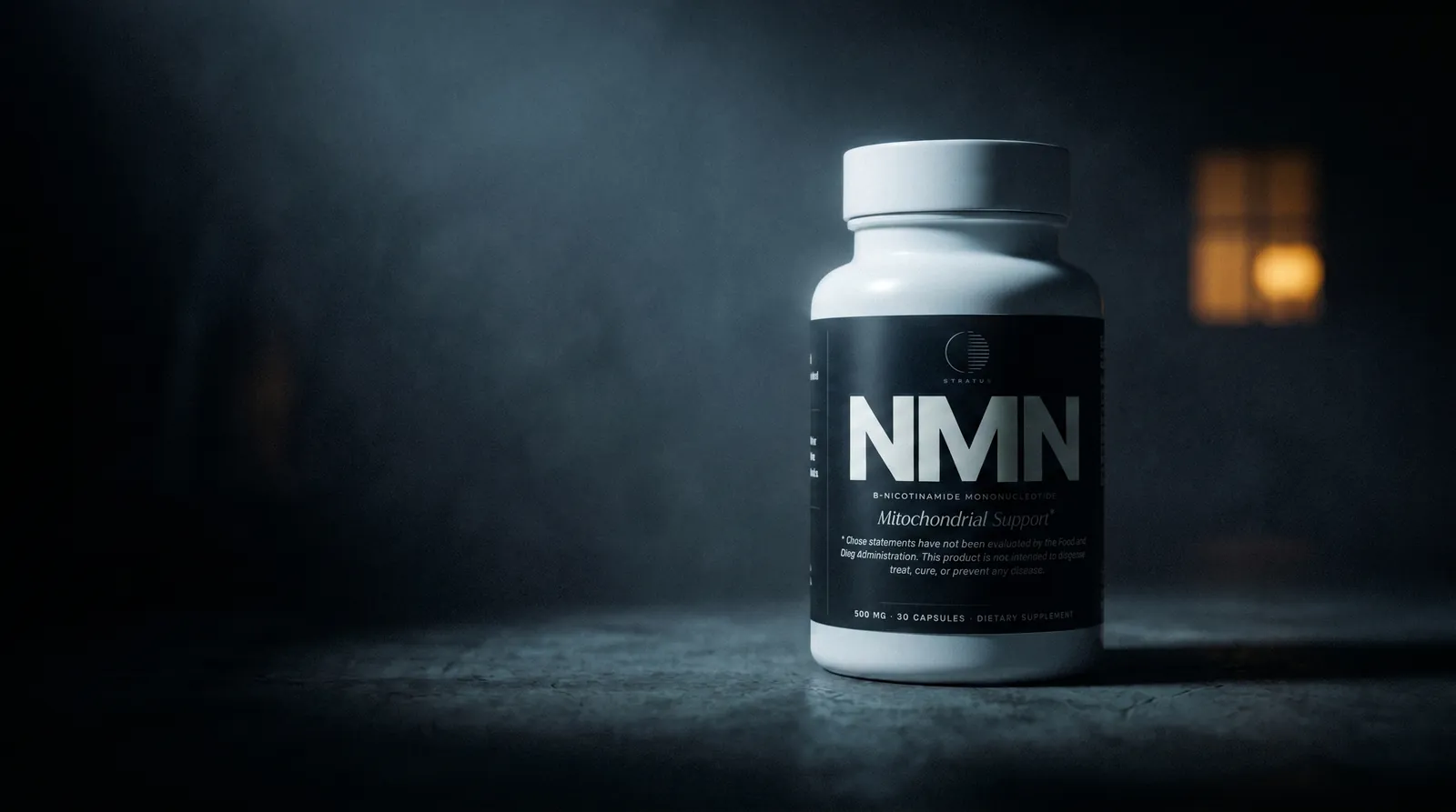 Stratus NMN bottle, front view