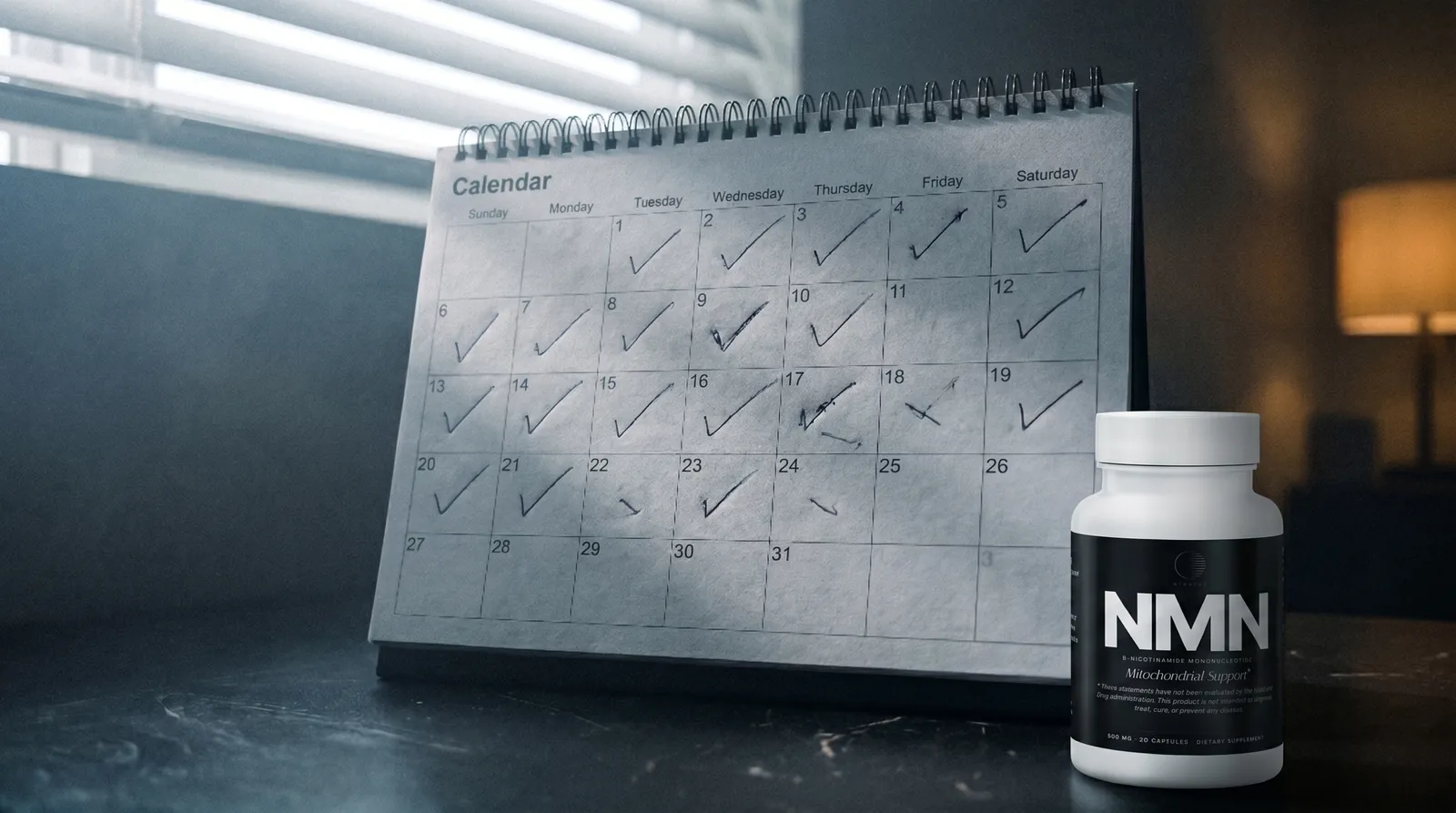 NAD+ recovery cycle visualization